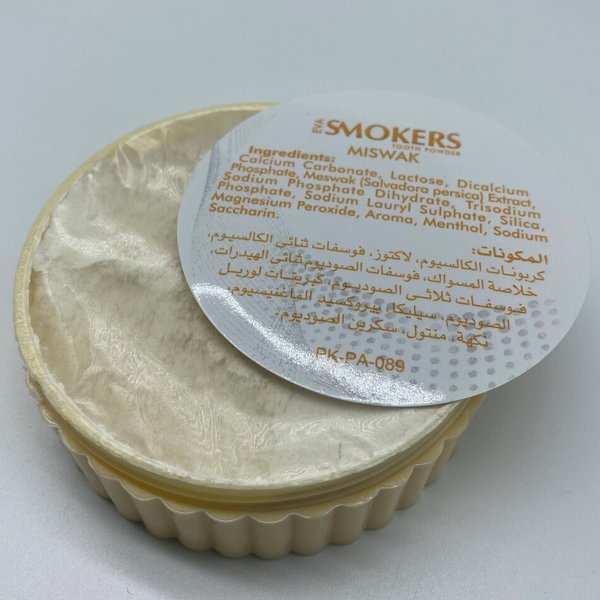 Smokers Tooth Powder - Zahnpulver mit Miswak
