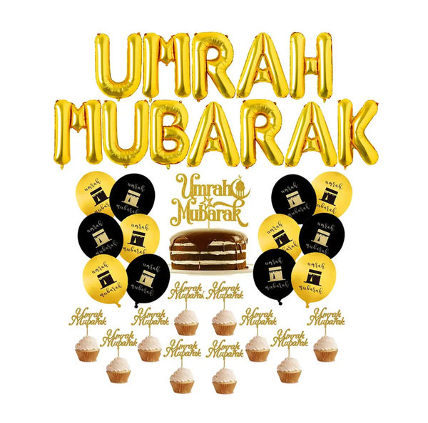 Umrah Mubarak Dekorationsset